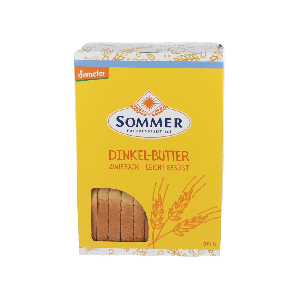  - Sommer Spelt Toast With Organic Butter 200g (1)