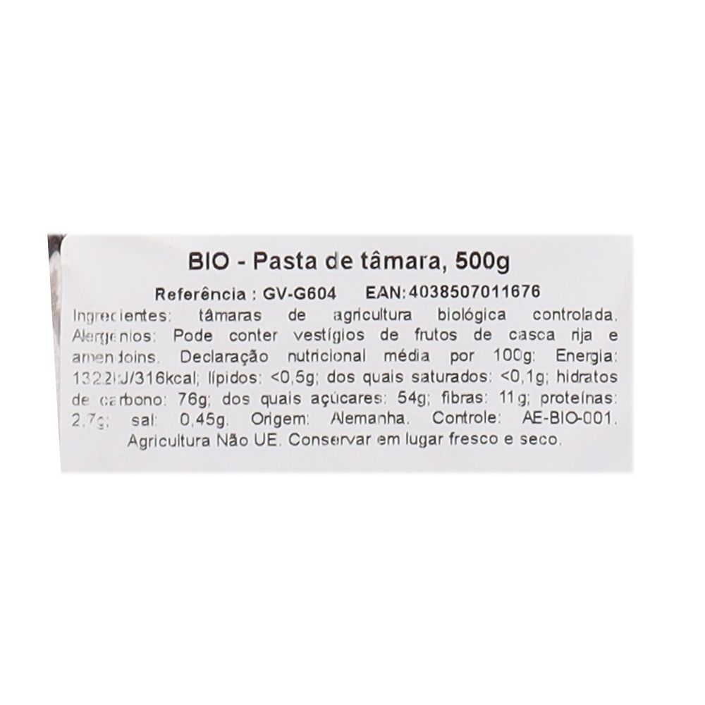  - Pasta Govinda Tâmara Bio 500g (2)