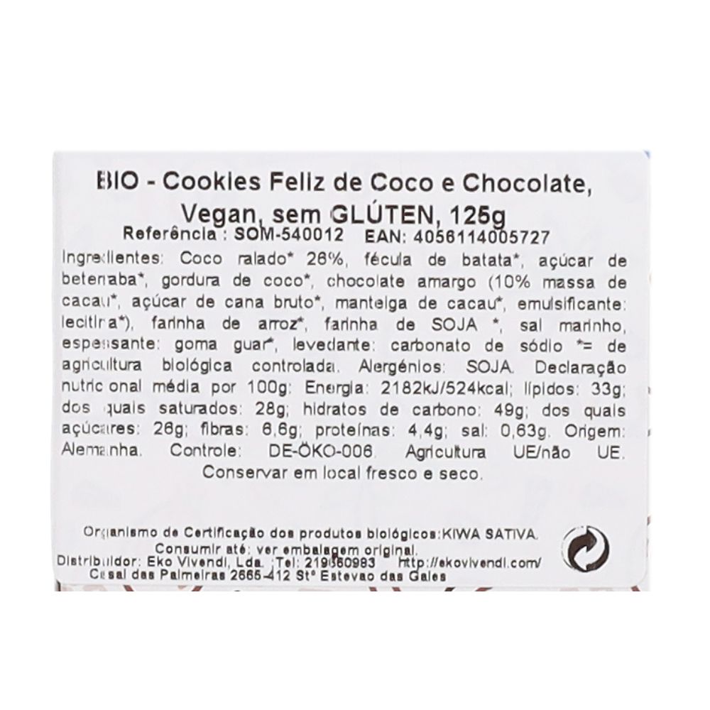  - Sommer Coconut Chocolate Gluten Free Biscuits 125g (2)