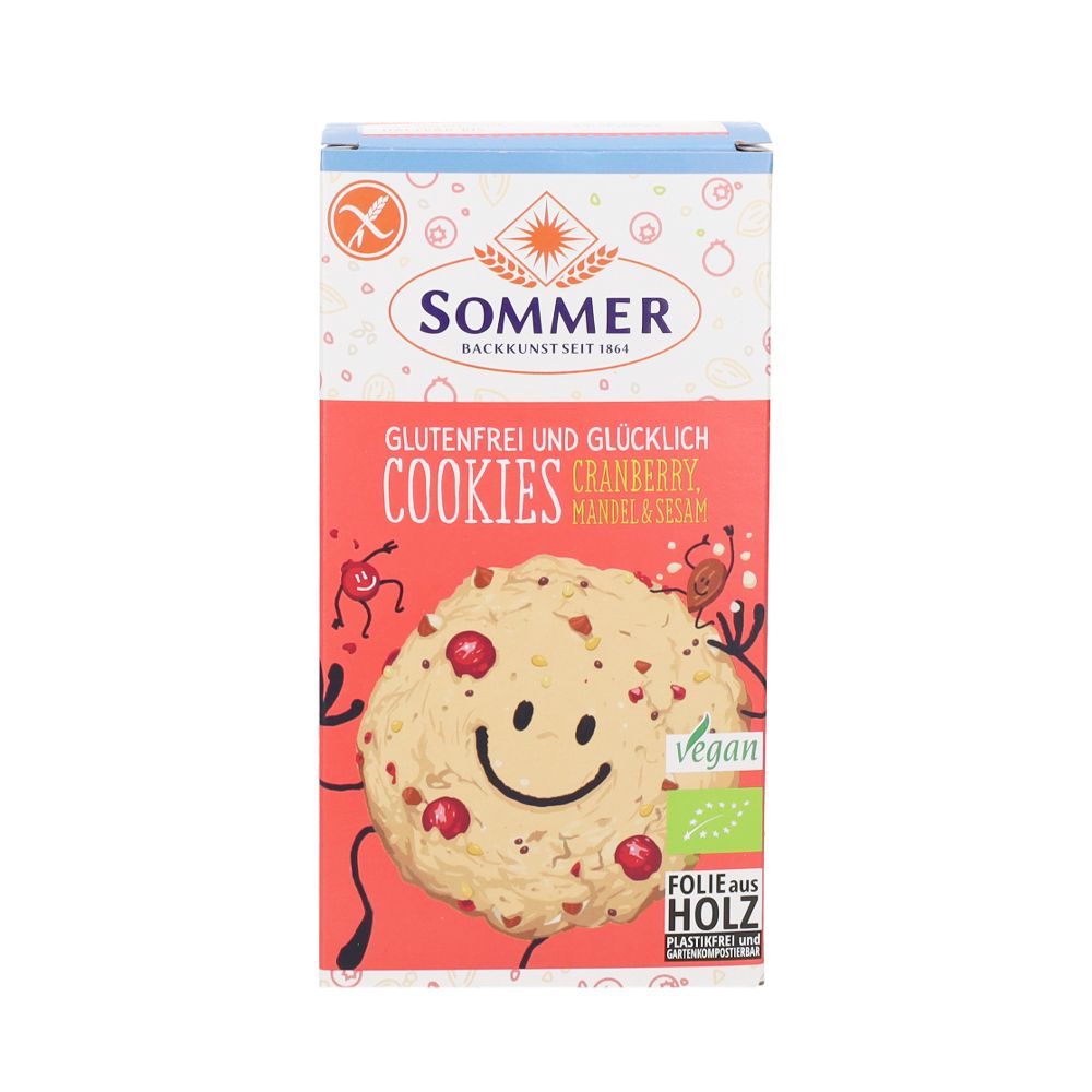  - Sommer Cranberry Almond Sesame Gluten Free Biscuits 125g (1)