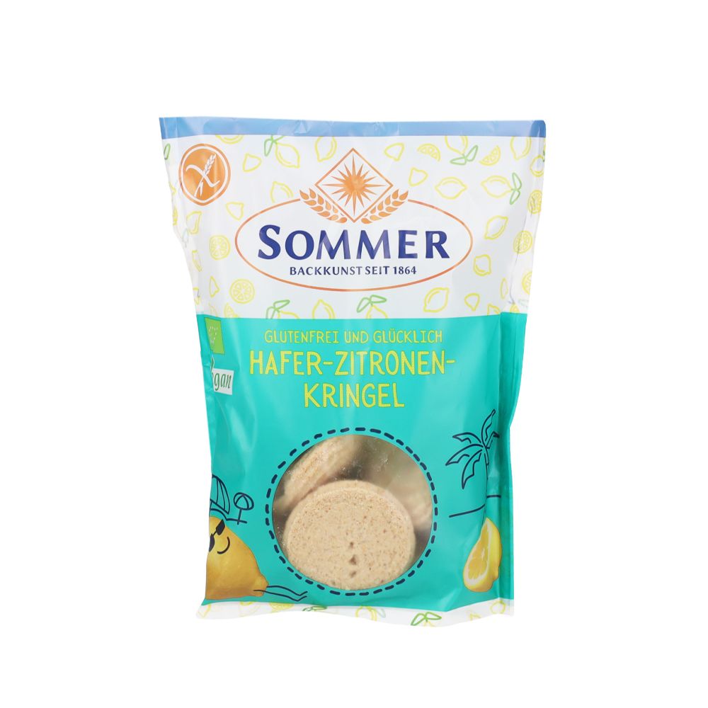  - Sommer Oats Lemon Organic Gluten Free Biscuits 100g (1)