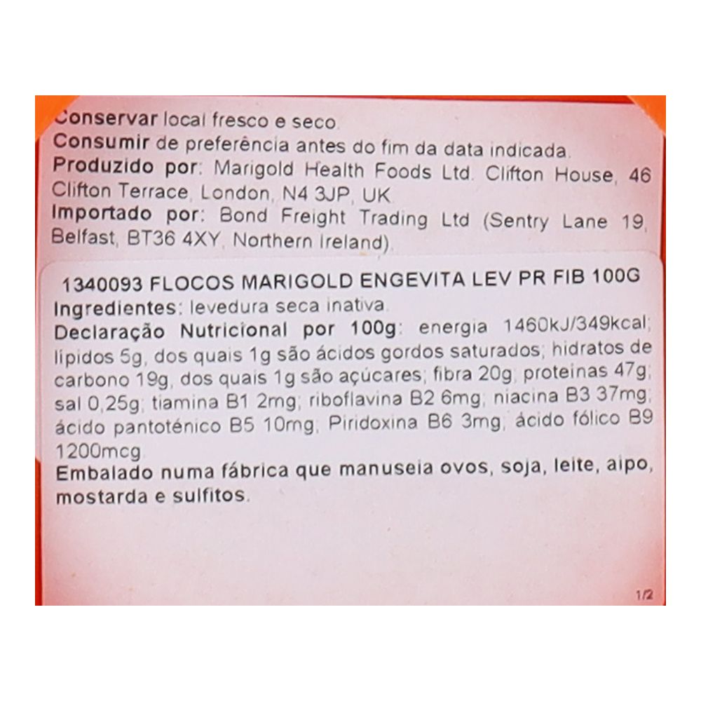  - Flocos de Levedura Vitamina D & B12 Marigold Engevita 100g (2)