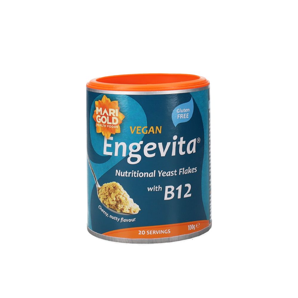  - Flocos de Levedura Vitamina B12 Marigold Engevita 100g (1)