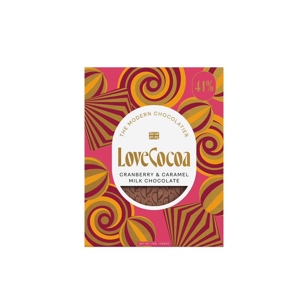  - Love Cocoa Red Cranberries Caramel Chocolate Tablet 75g (1)