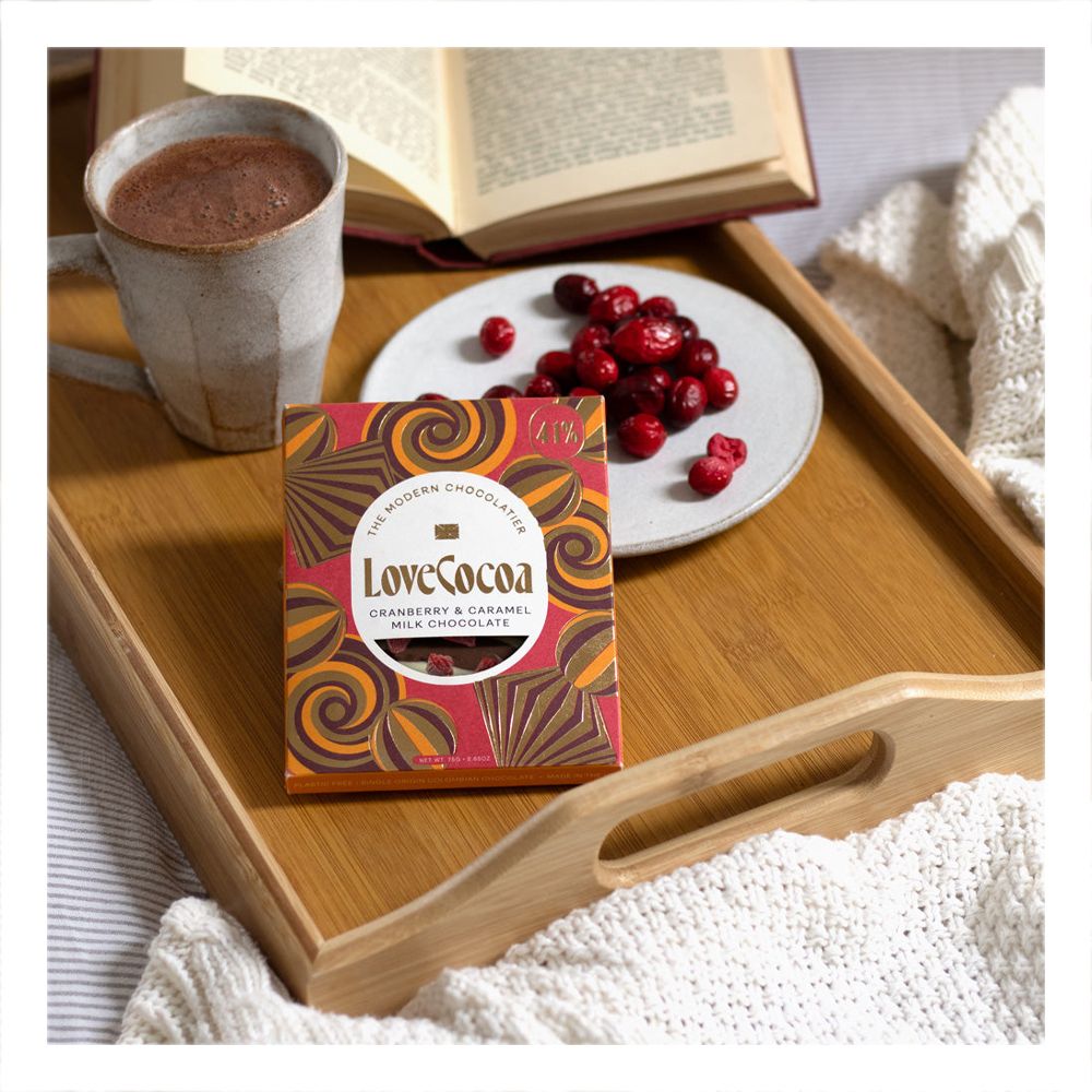  - Love Cocoa Red Cranberries Caramel Chocolate Tablet 75g (2)
