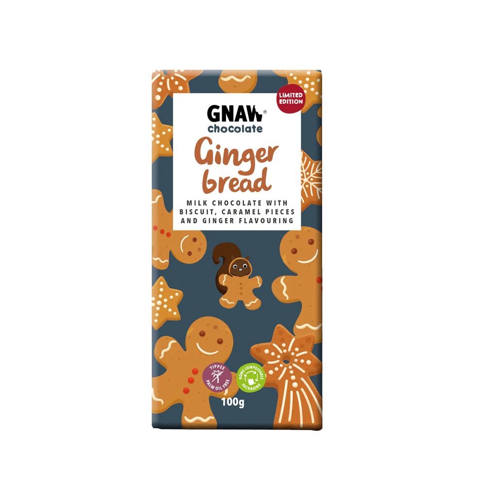  - Chocolate Leite Gnaw Gingerbread Tablete 100g (1)