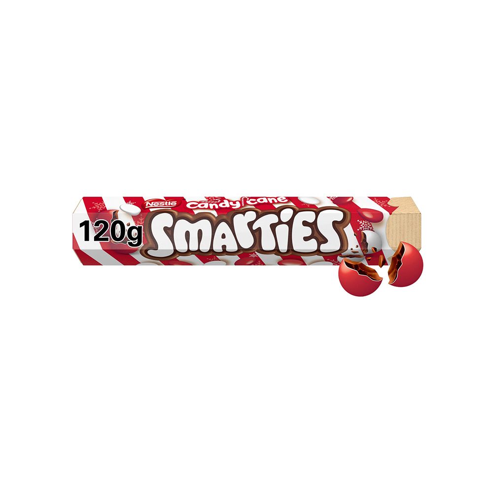  - Nestlé Chocolate Smarties Candy Cane Giant 120g (1)