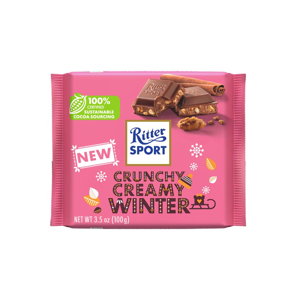  - Chocolate Ritter Sport Crunchy Creamy Winter 100g (1)