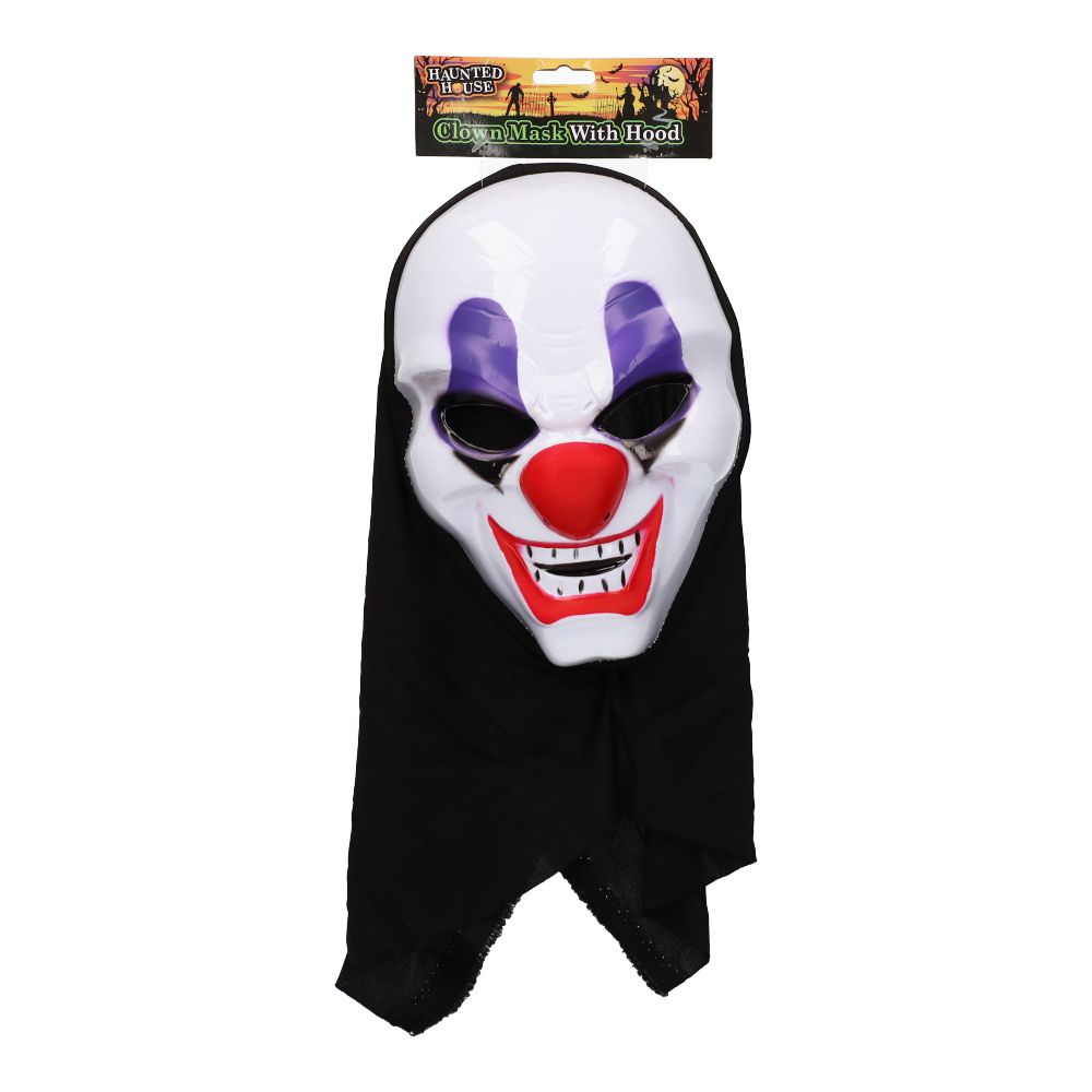  - Haunted House Clown Hood Mask (1)