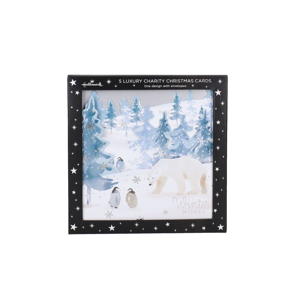  - Hallmark Lux Winter Christmas Cards (1)
