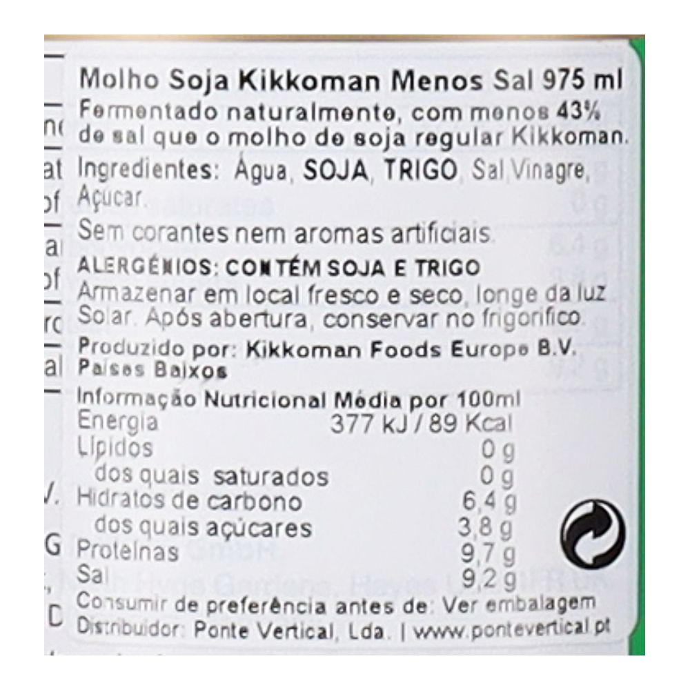  - Kikkoman Soya Sauce Less Salt 975ml (2)