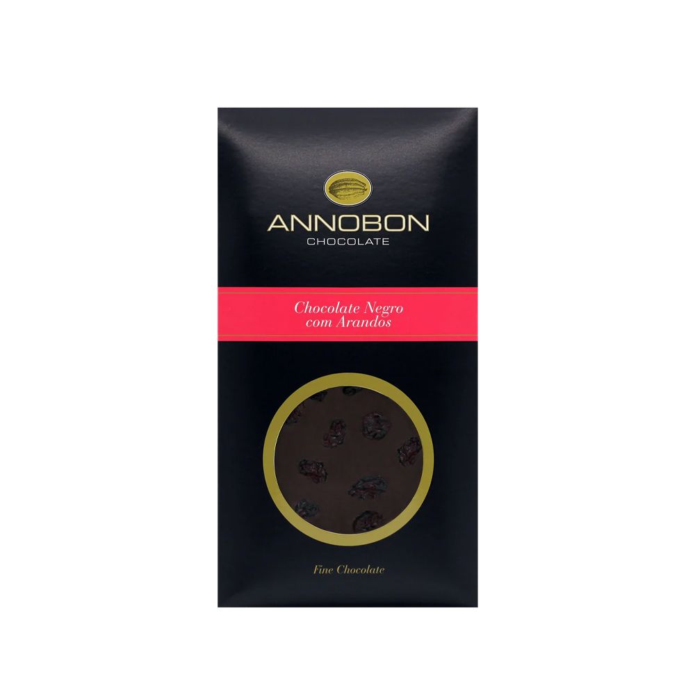  - Annobon Dark Chocolate Cranberries Tablet 100g (1)