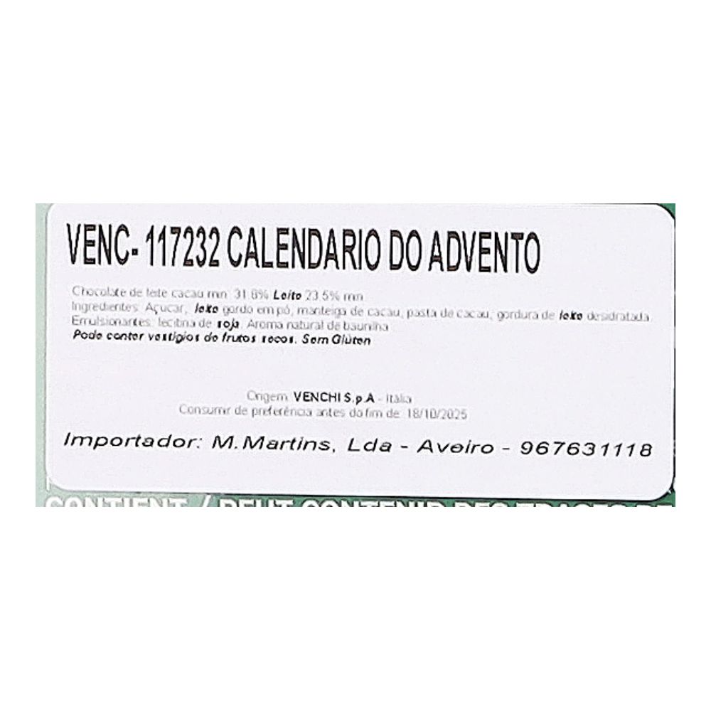  - Calendário Advento Chocolate Venchi 181g (2)