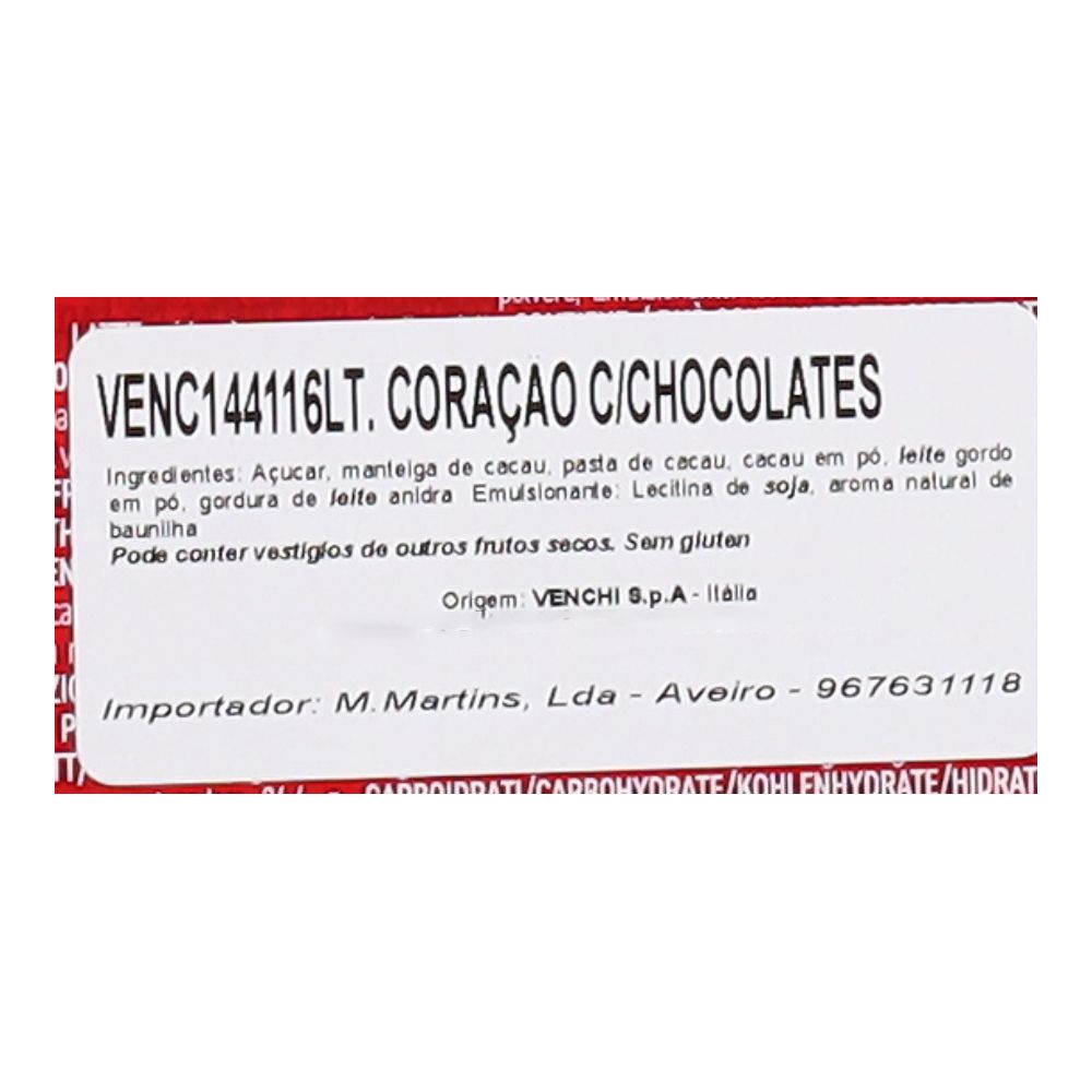  - Venchi Heart Chocolate Tin 150g (2)