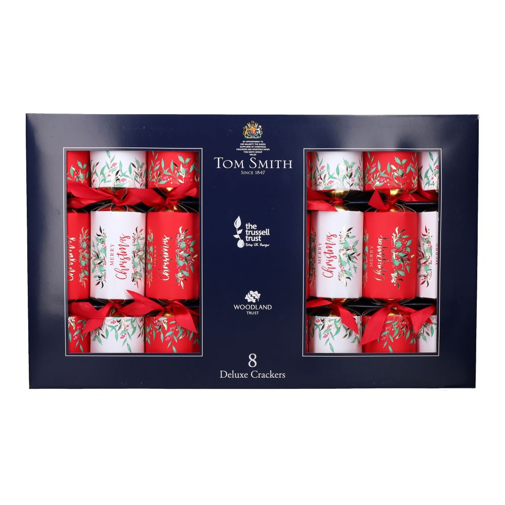 - Tom Smith Deluxe Traditional Christmas Crackers 8un (1)