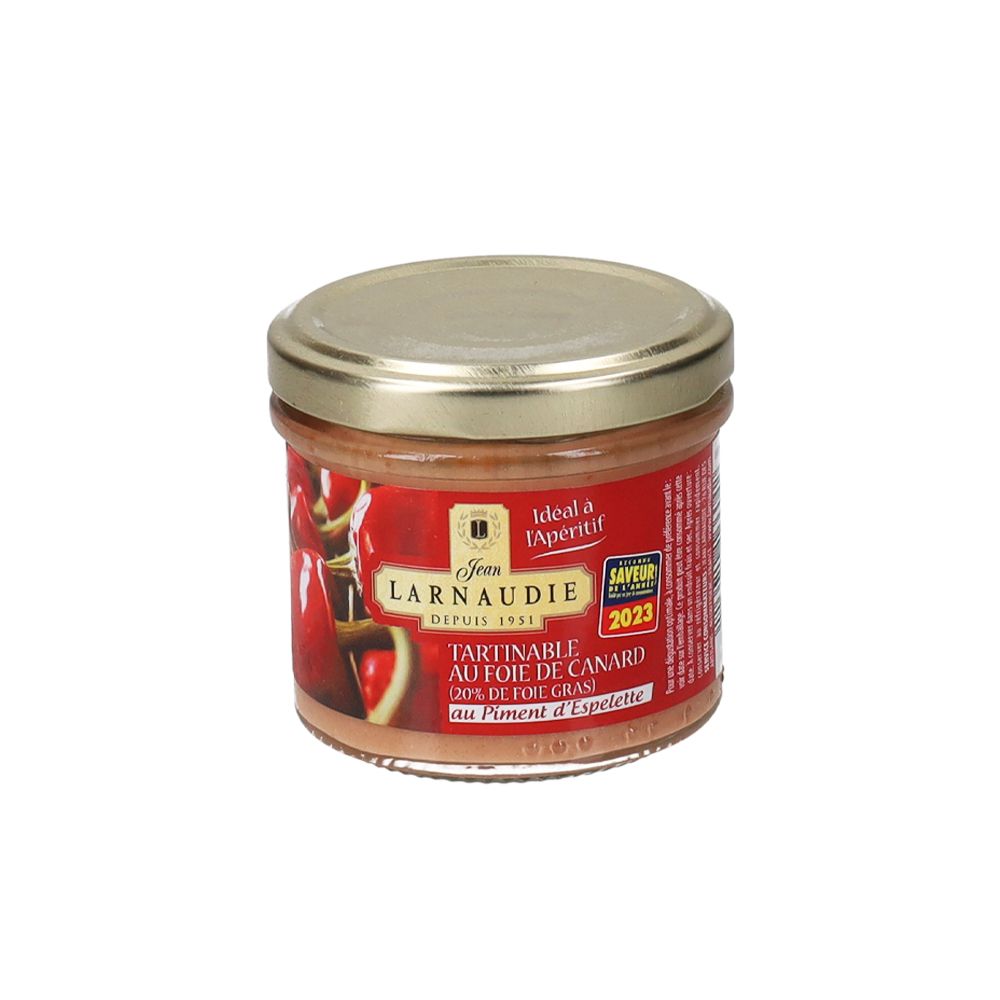  - Larnaudie 20% Foie Gras Pepper Duck Pâté 90g (1)