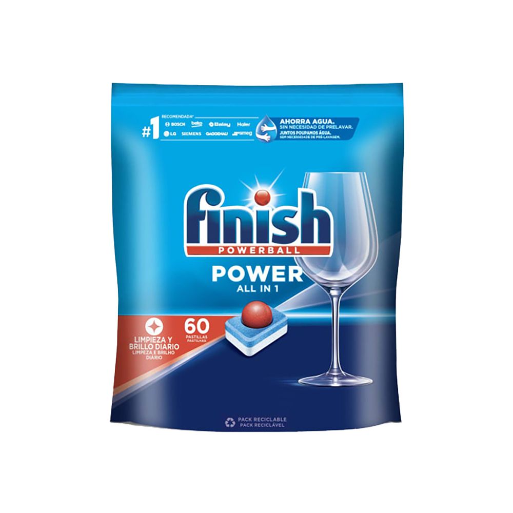  - Detergente Finish Power Regular Pastilhas 60Doses=960g (1)