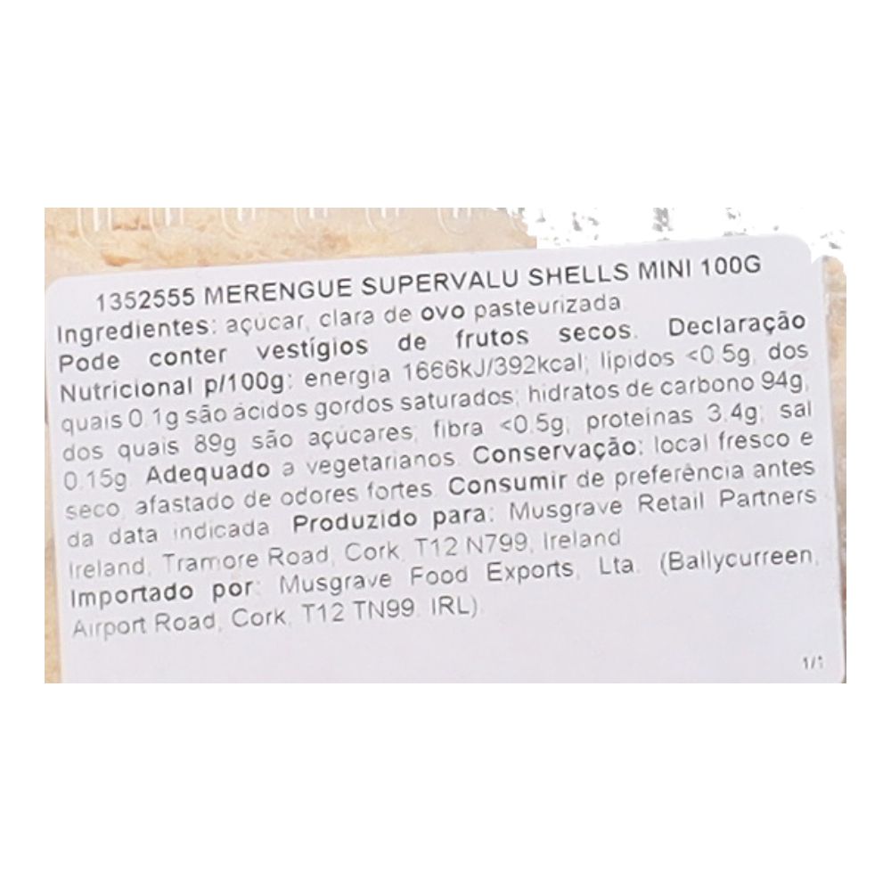  - Supervalu Meringue Mini Shells 100g (2)