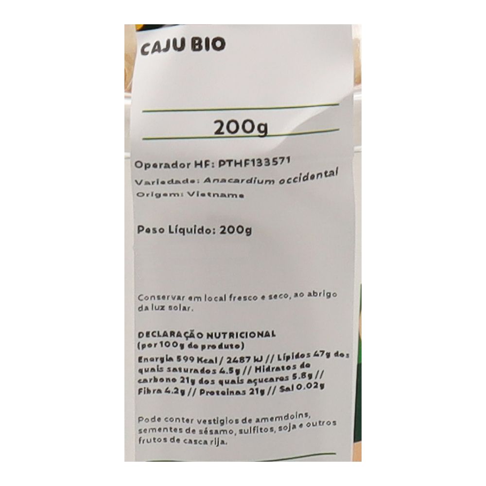  - Biologic Organic Dried Cashew 200g (2)