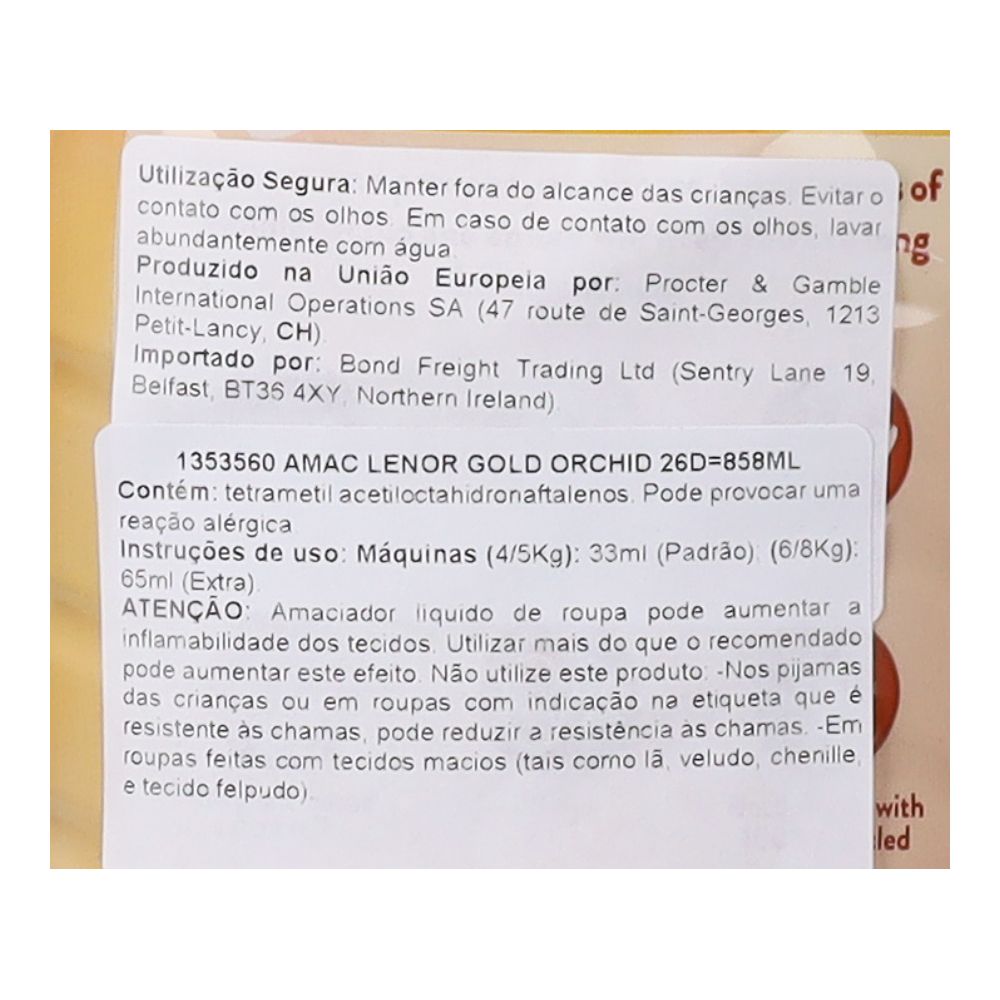  - Amaciador Lenor Gold Orchid 26Doses=858ml (2)