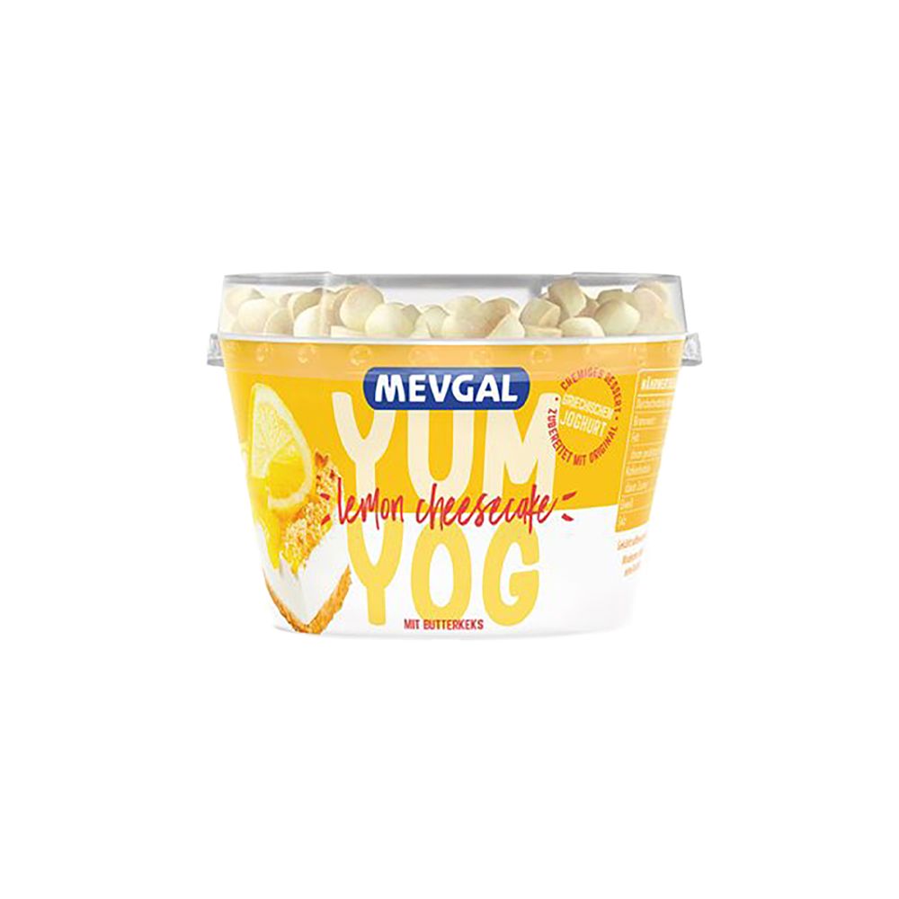  - Mevgal Yum Lemon Cheesecake Yoghurt 160g (1)