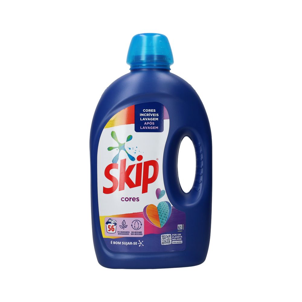  - Detergente Skip Líquido Cores 56Doses=2.52L (1)