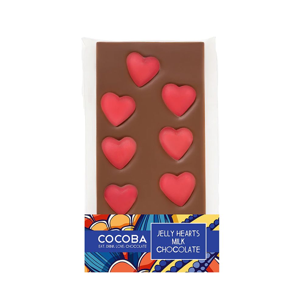  - Cocoba Jelly Hearts Chocolate Tablet 100g (1)