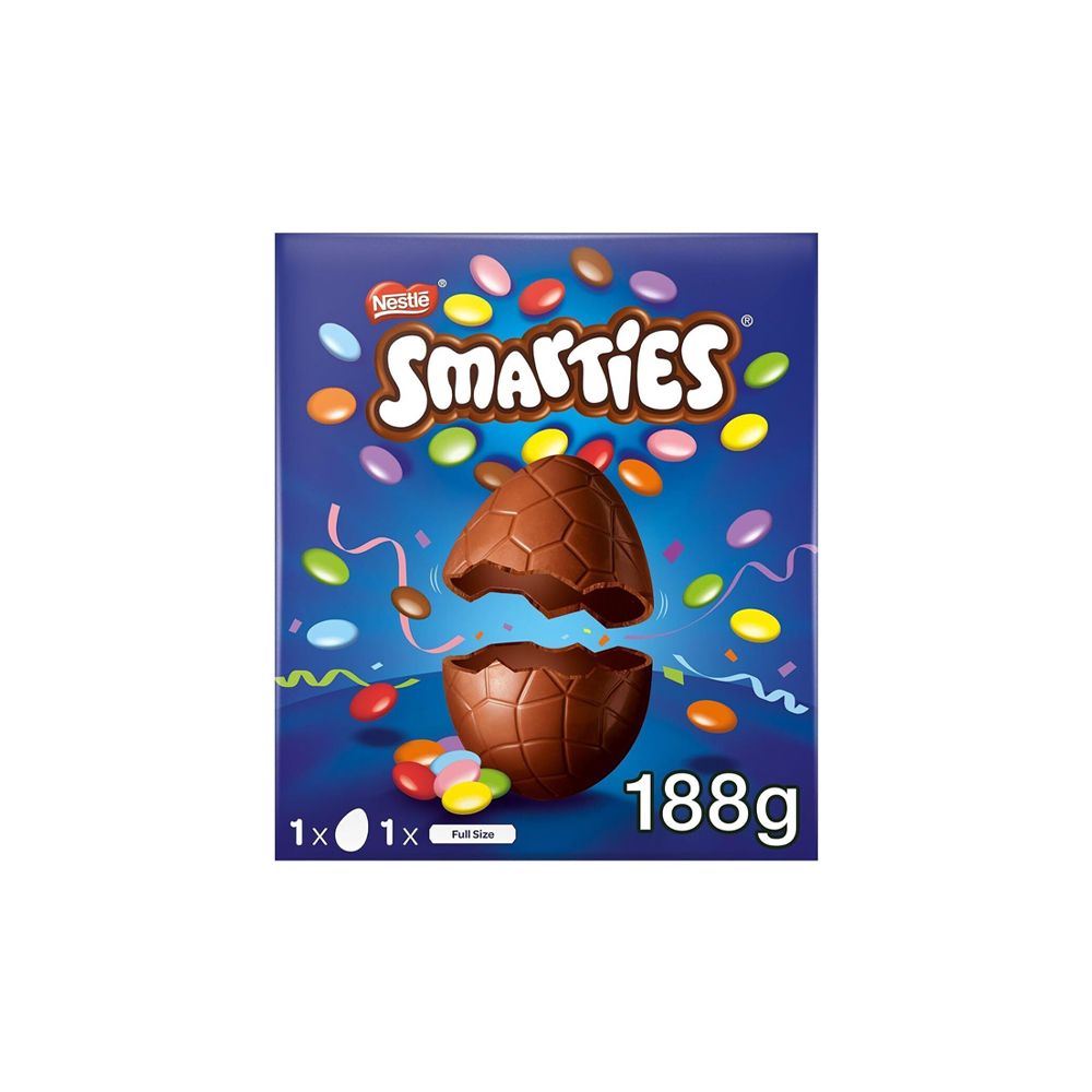  - Nestlé Smarties Chocolate Egg 188g (1)