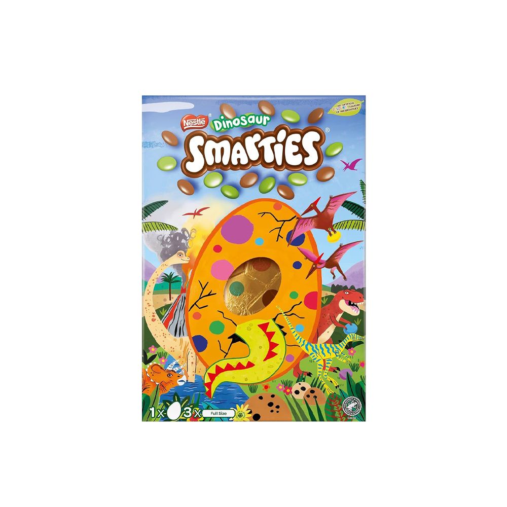  - Nestlé Smarties Dinosaur Chocolate Egg 226g (1)