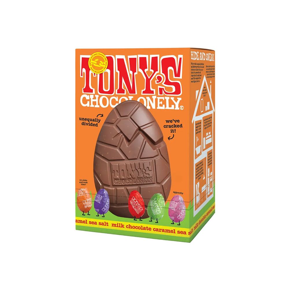  - Tony Chocolonely Caramel Mini Chocolate Egg 242g (1)
