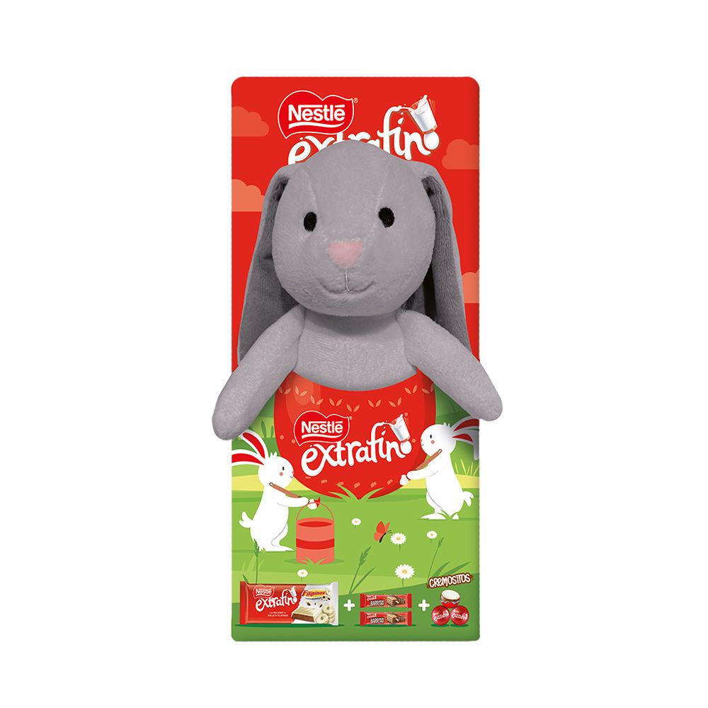  - Chocolate de Leite Nestlé Extrafino Bunny Tablete 142g (2)
