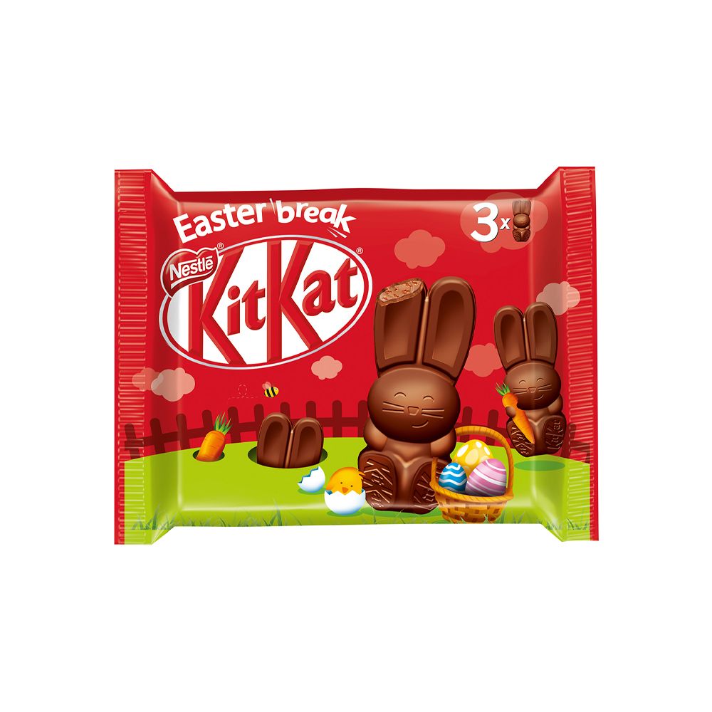  - Nestlé Kitkat Chocolate Bunny 3un=87g (1)