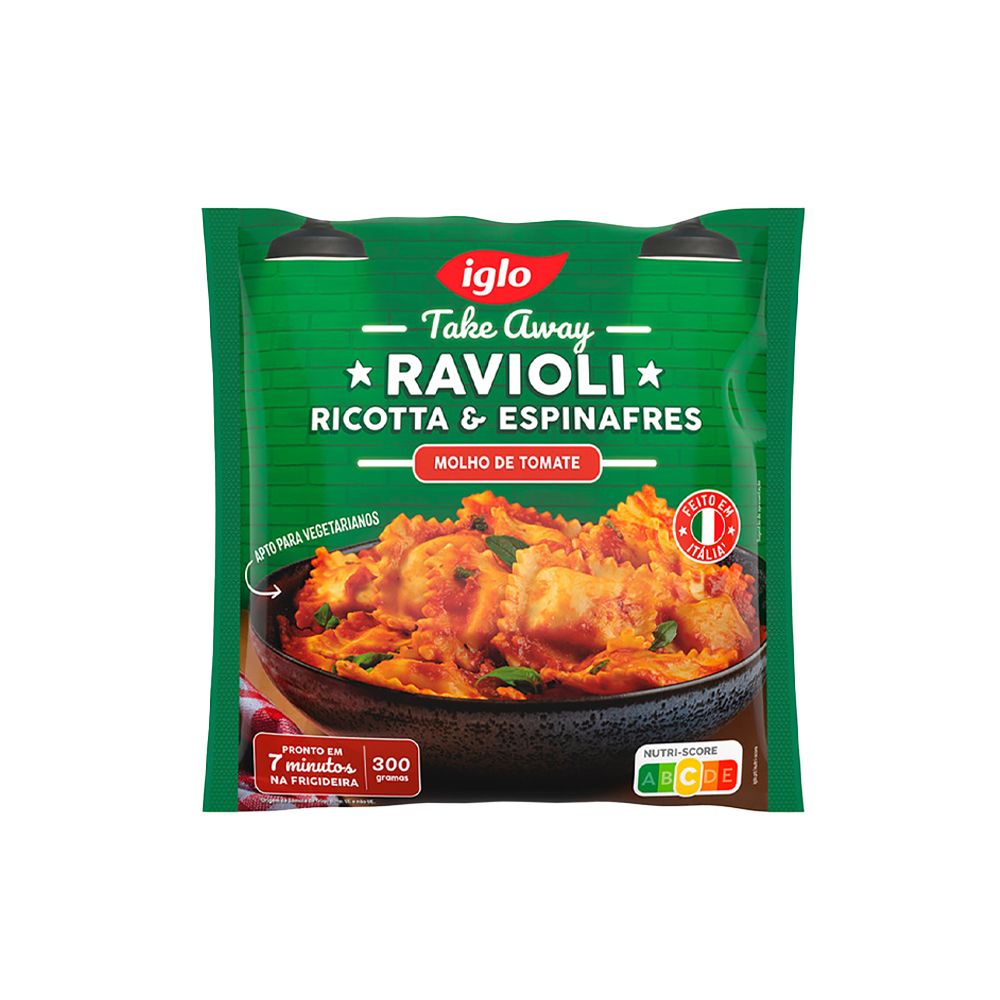  - Iglo Ricotta Ravioli, Spinach & Tomato Sauce 300g (1)