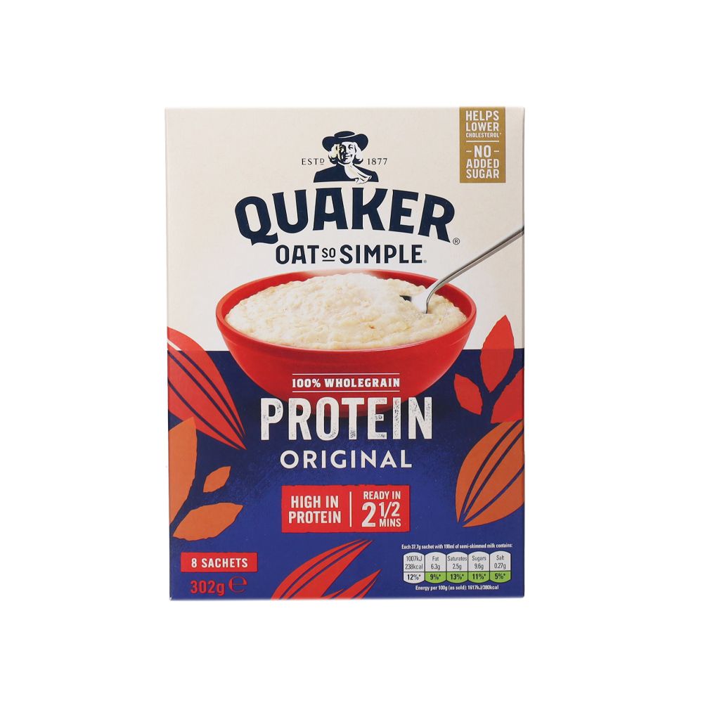 - Quaker Protein Oat Flakes 8un=302g (1)