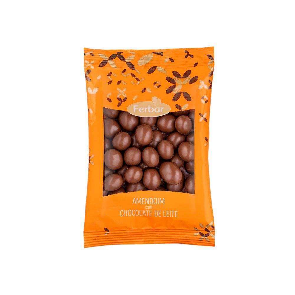  - Amendoim Ferbar Chocolate Leite Saqueta 100g (1)