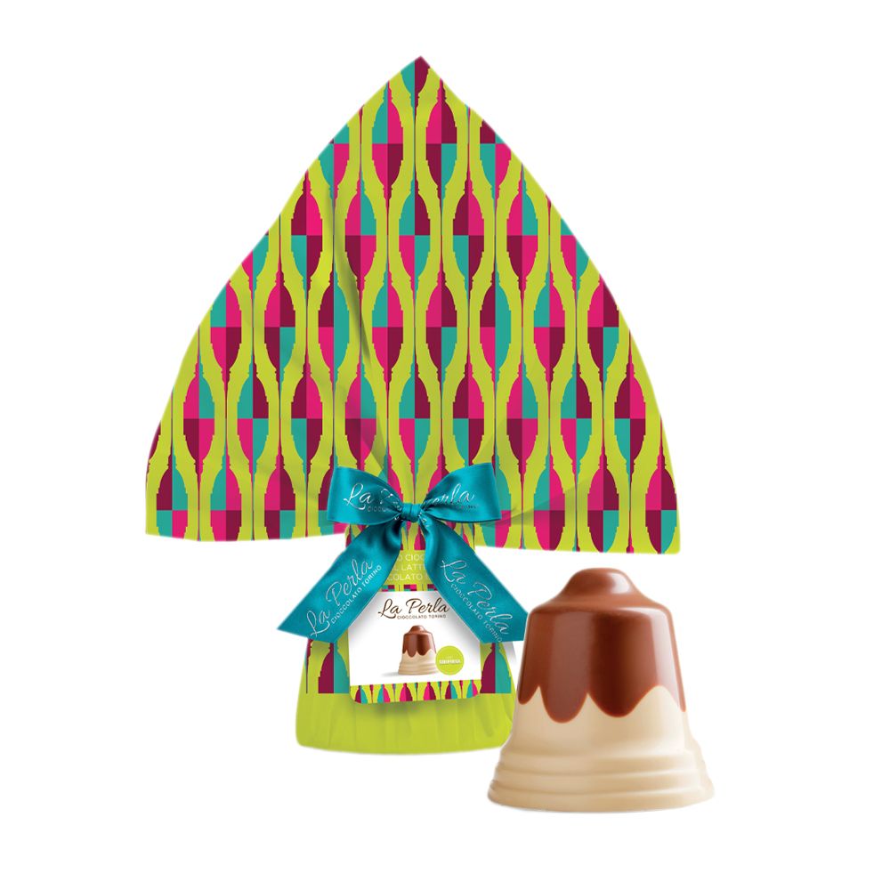  - La Perla Easter Bell 2 Flavours Chocolate 200g (1)