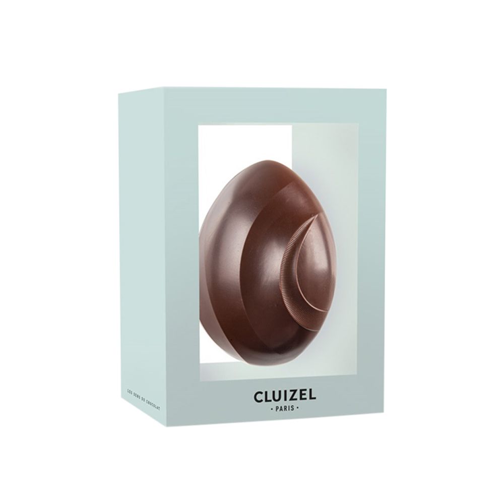  - Cluizel Signature 72% Dark Chocolate Egg 210g (1)