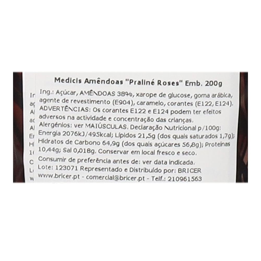  - Amêndoas Medicis Pralines Roses 200g (2)