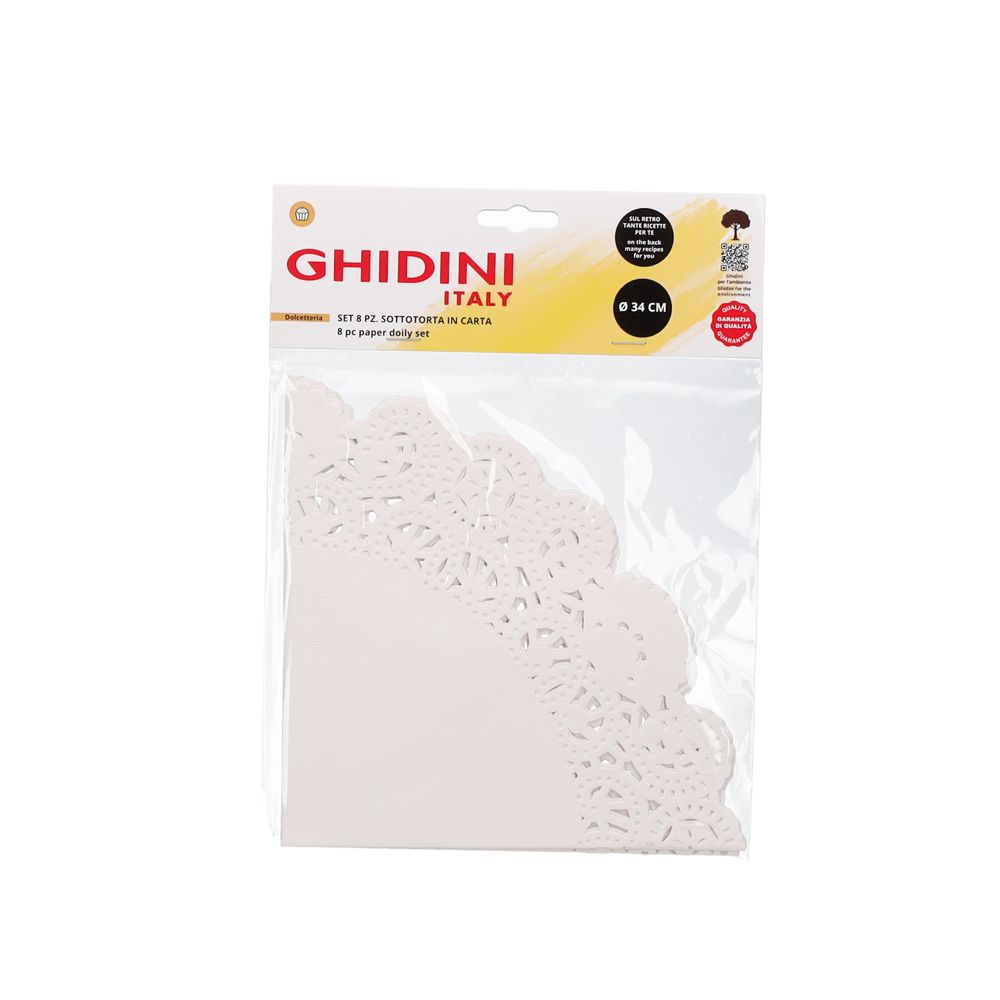  - Ghidini Round Cake Paper Base 8un (1)