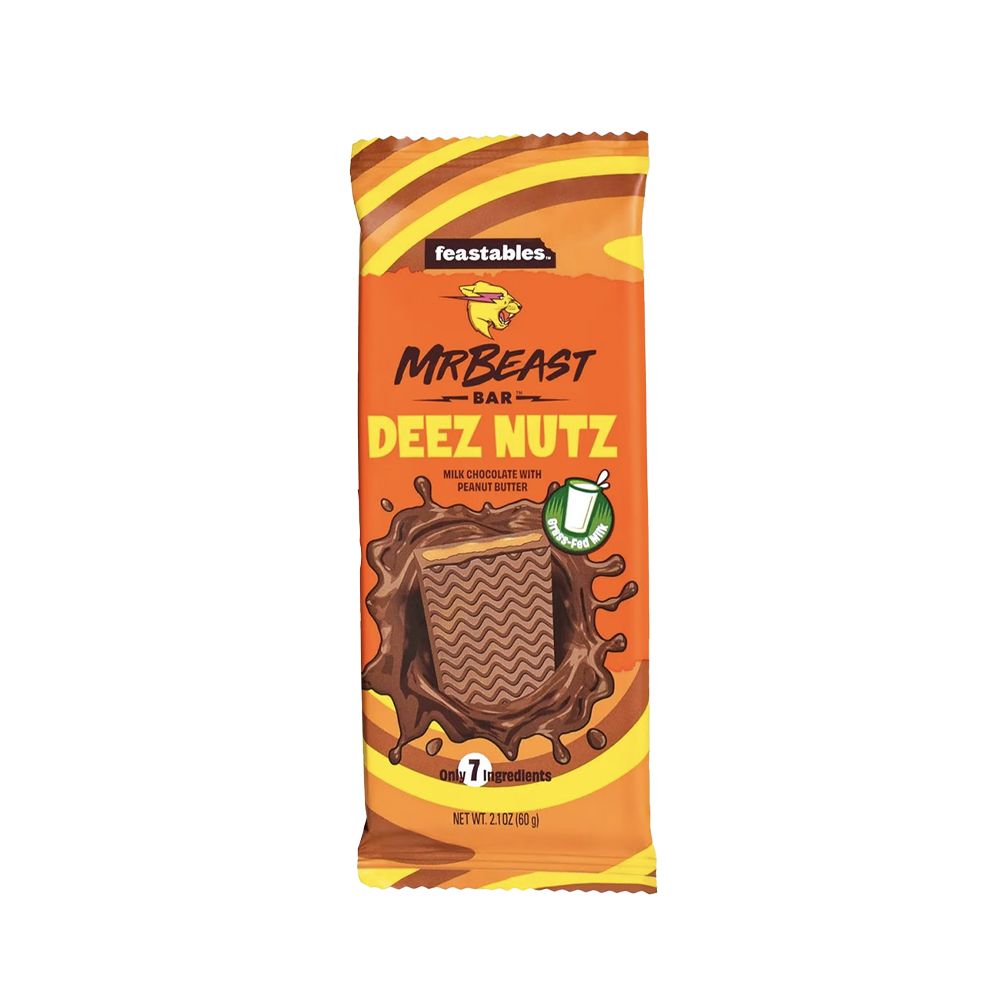  - Mr Beast Deez Nutz Milk Chocolate 60g (1)