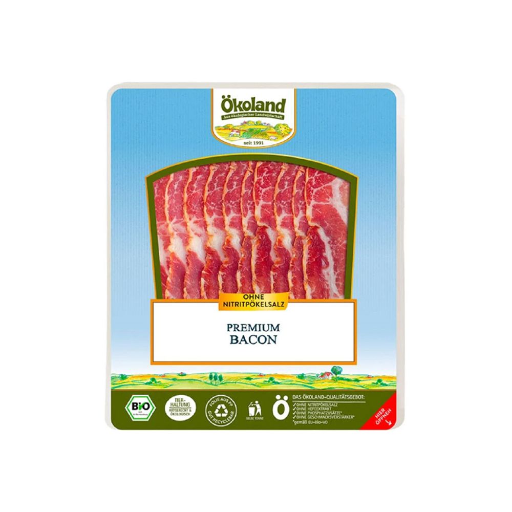  - Sliced Smoked Bacon Bio Okoland 80g (1)