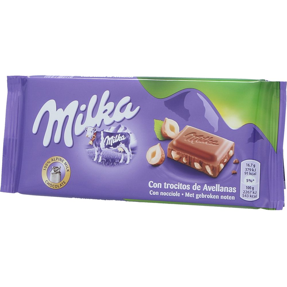  - Milka Chocolate w/ Hazelnuts 100g (1)