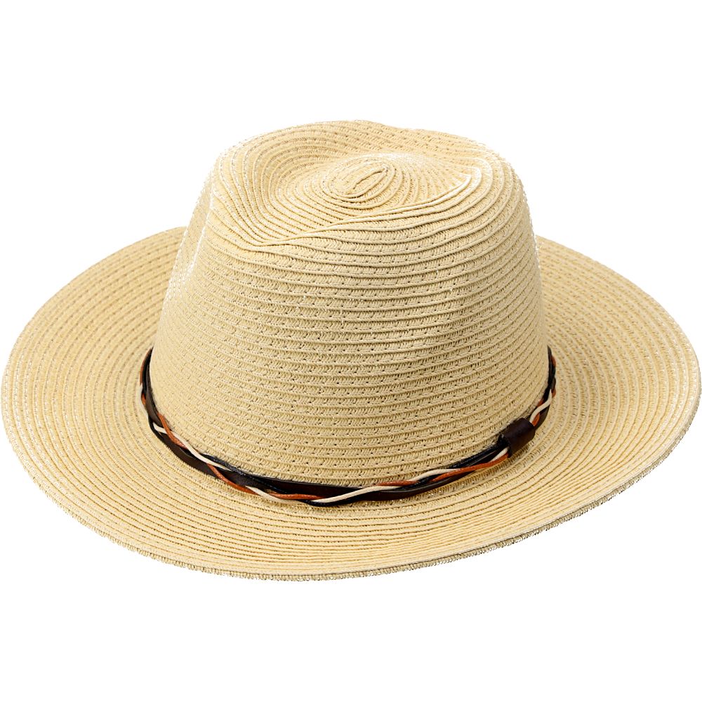  - Hat W/ Weaved Leather Strips (1)