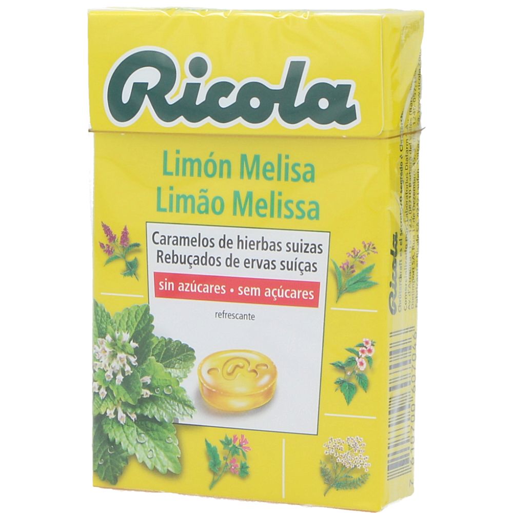  - Ricola Lemon & Lemon Balm Sugar Free Sweets 50g (1)