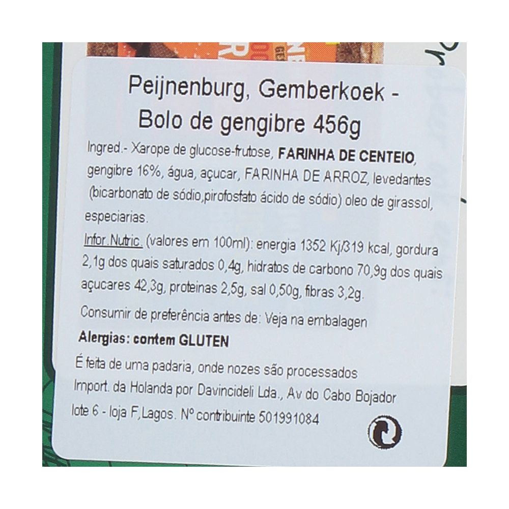  - Bolo Peijnenburg Gengibre 465g (2)