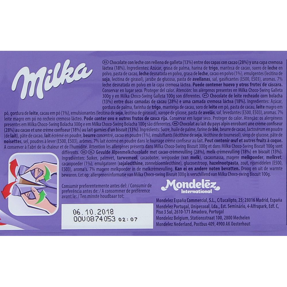  - Milka Chocolate w/ Biscuit 300g (3)