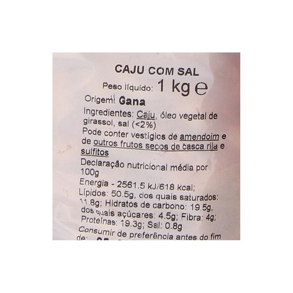 - Cimarron Salted Cashew Nuts 1Kg (2)