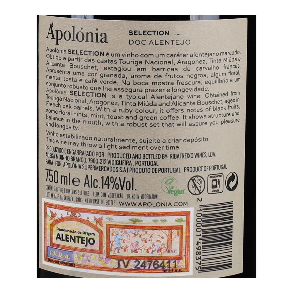  - Apolónia Selection Red Wine 75cl (2)