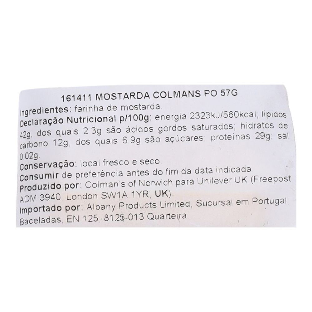  - Colmans Powder Mustard 57g (2)