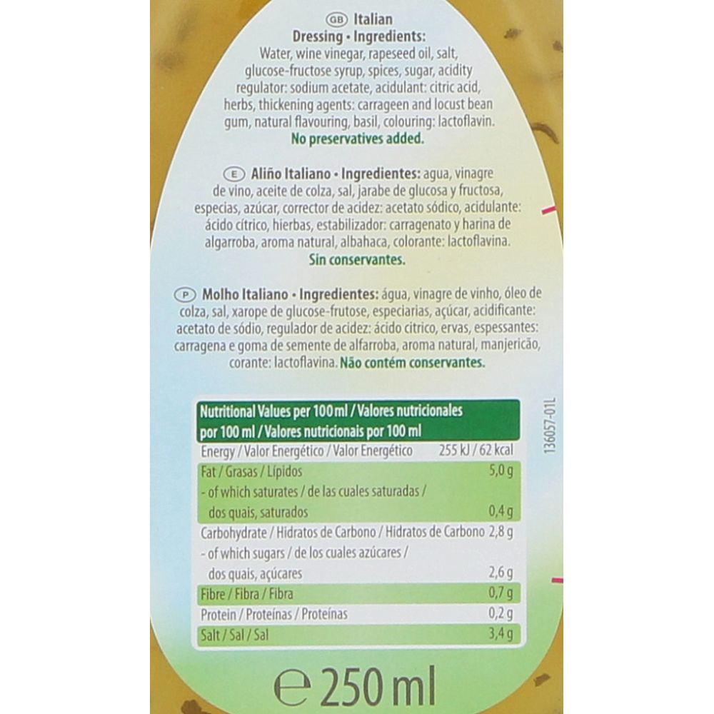  - Kuhne Salatfix Italian Sauce 250mL (2)